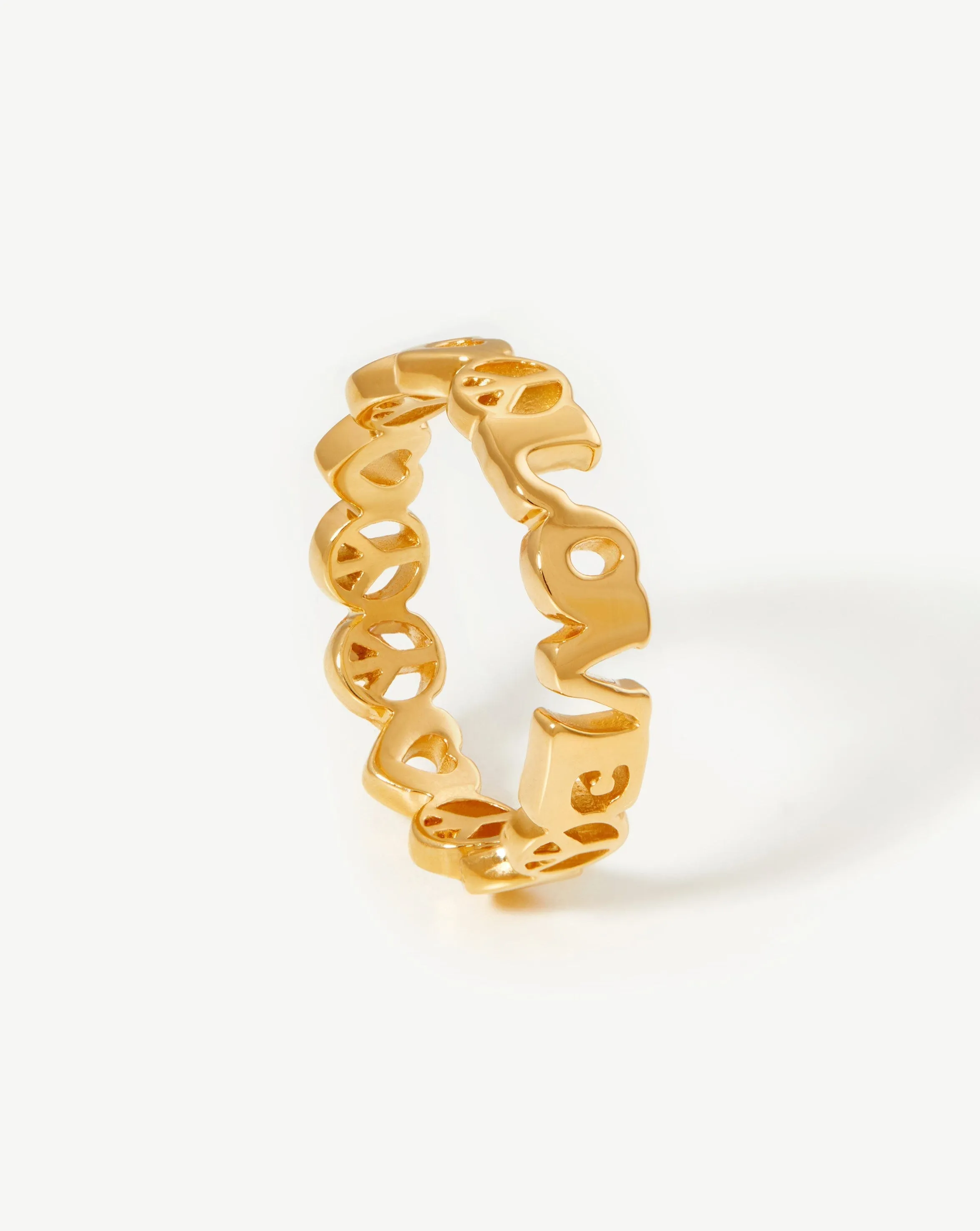 Share the Love Stacking Ring | 18ct Gold Plated Vermeil