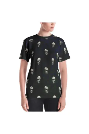 Skull in Roses Women's T-shirt