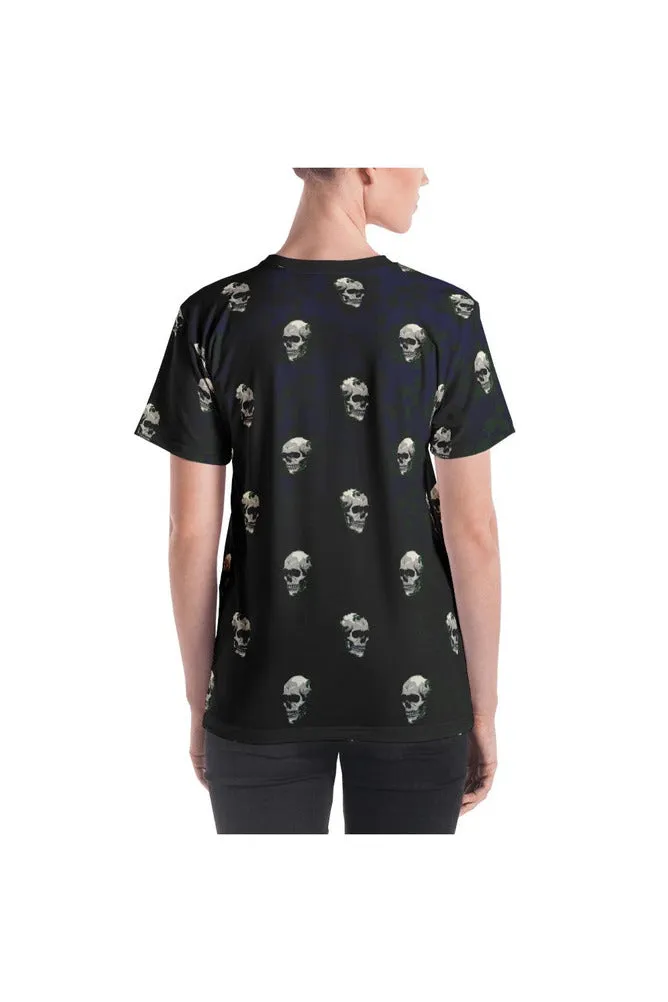 Skull in Roses Women's T-shirt