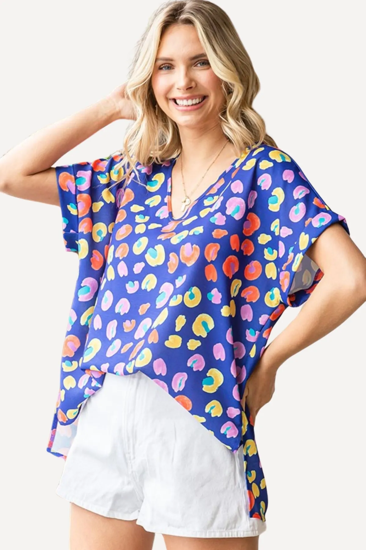 Spotted Print Blouse