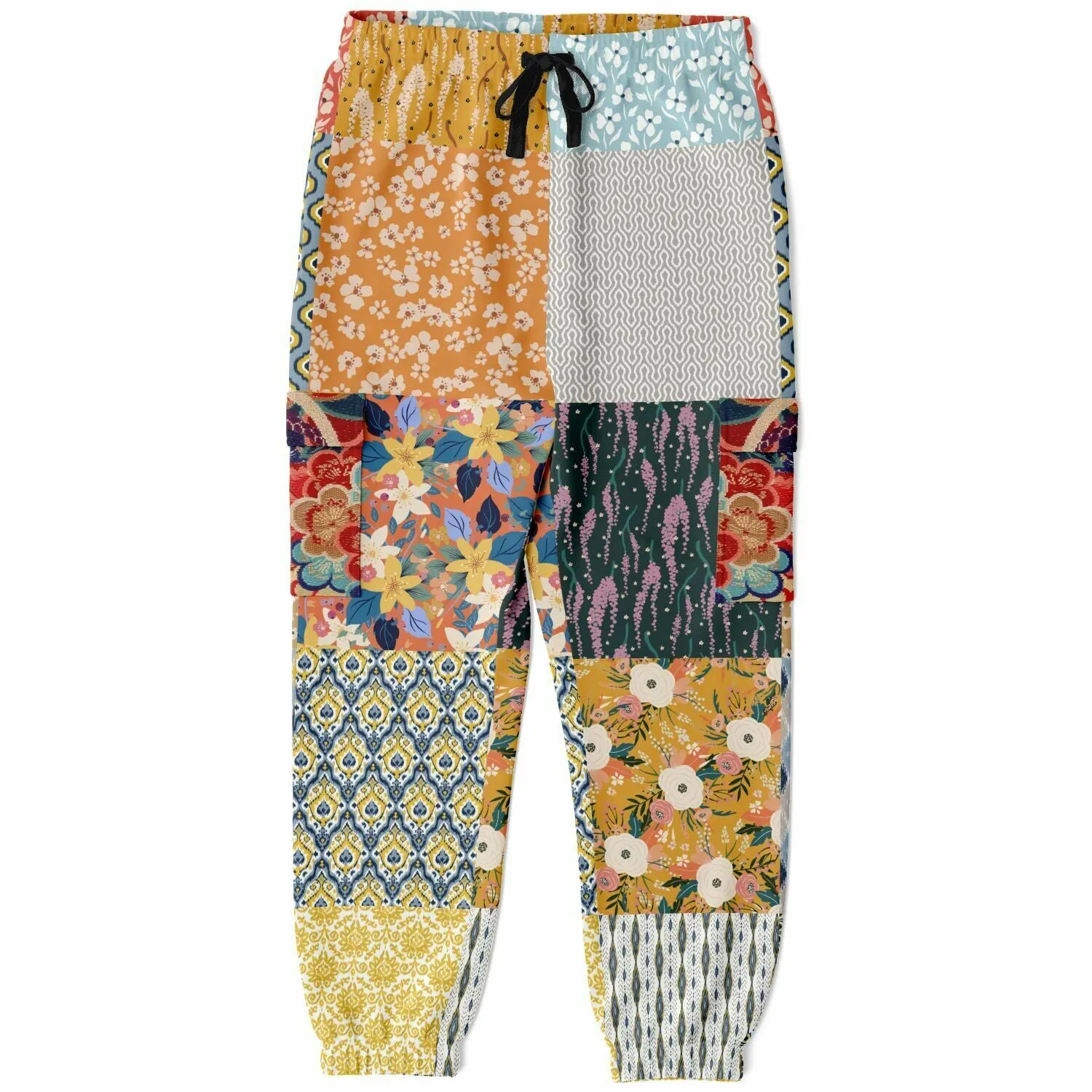 Tallulah Bankhead Patchwork Cargo Sweats