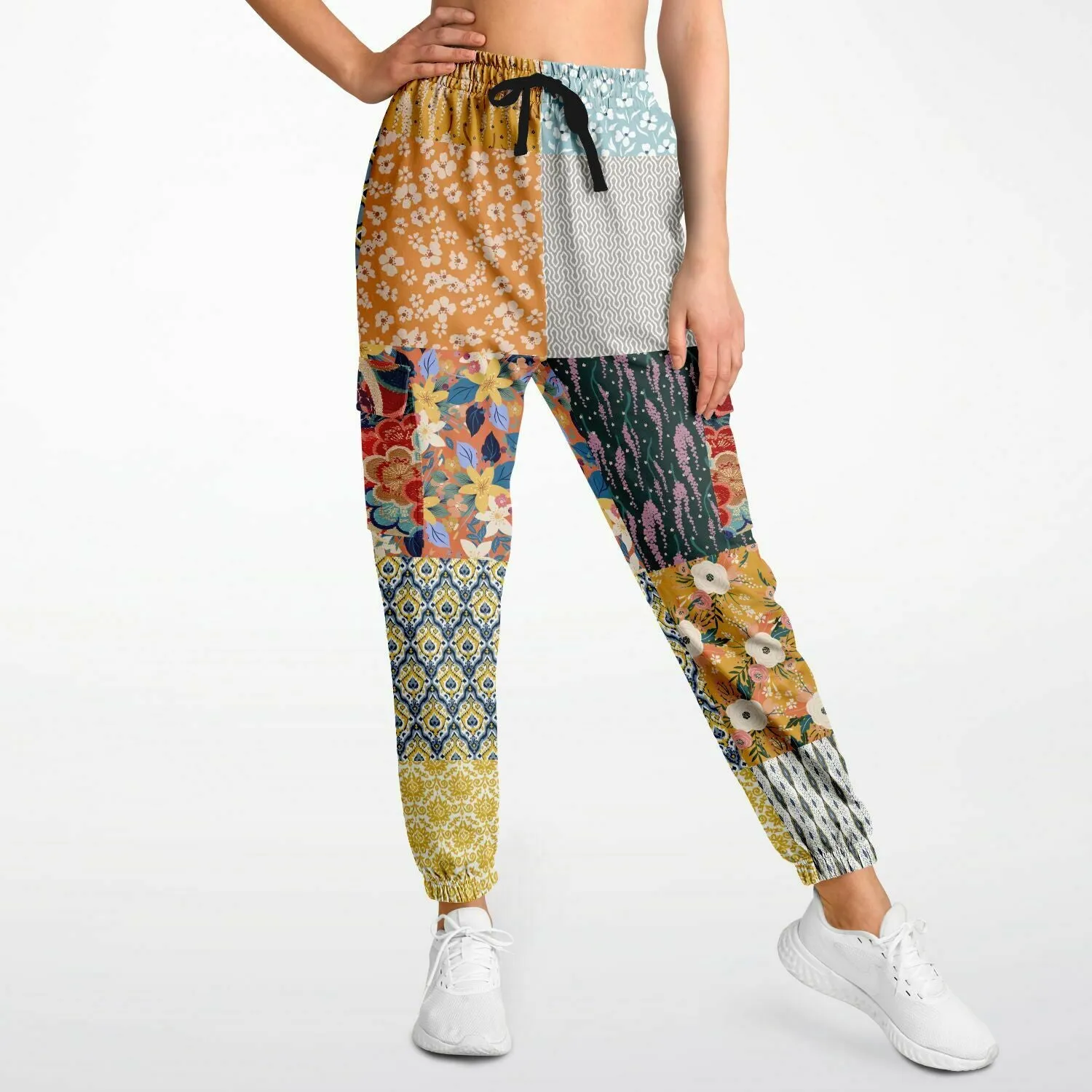 Tallulah Bankhead Patchwork Cargo Sweats