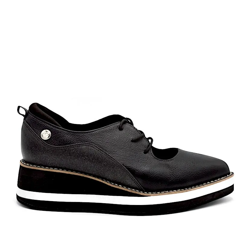 TEMPO OXFORD - BLACK/SHINE LEATHER