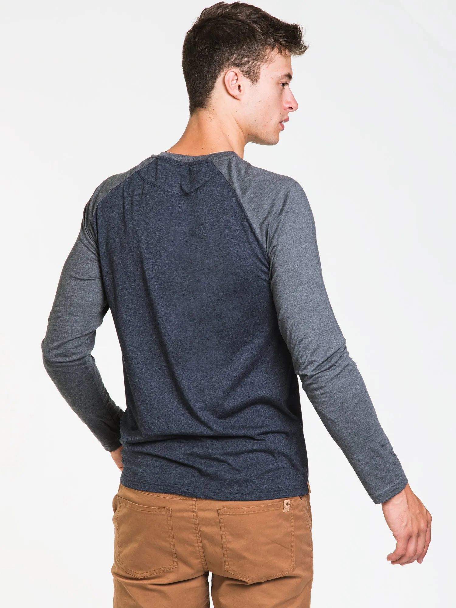 TENTREE CLASSIC HENLEY RAGLAN  - CLEARANCE