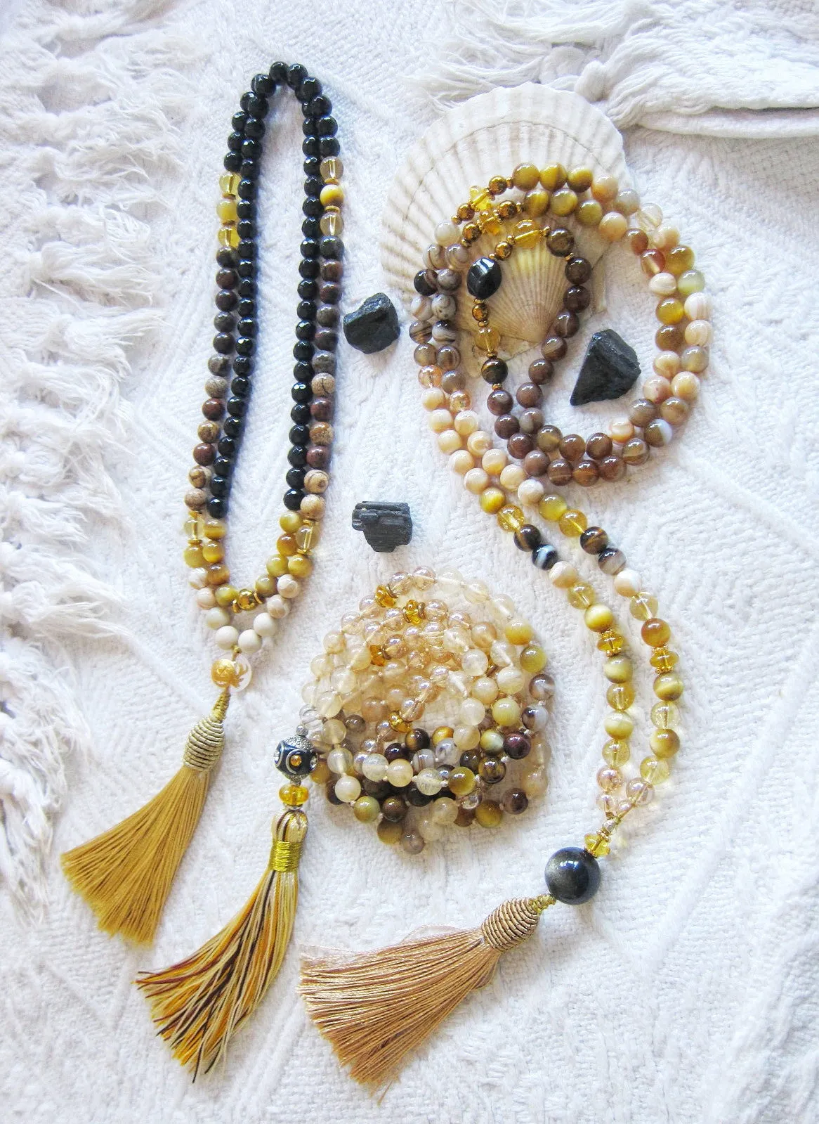 The Goddess Mala Beaded Necklace