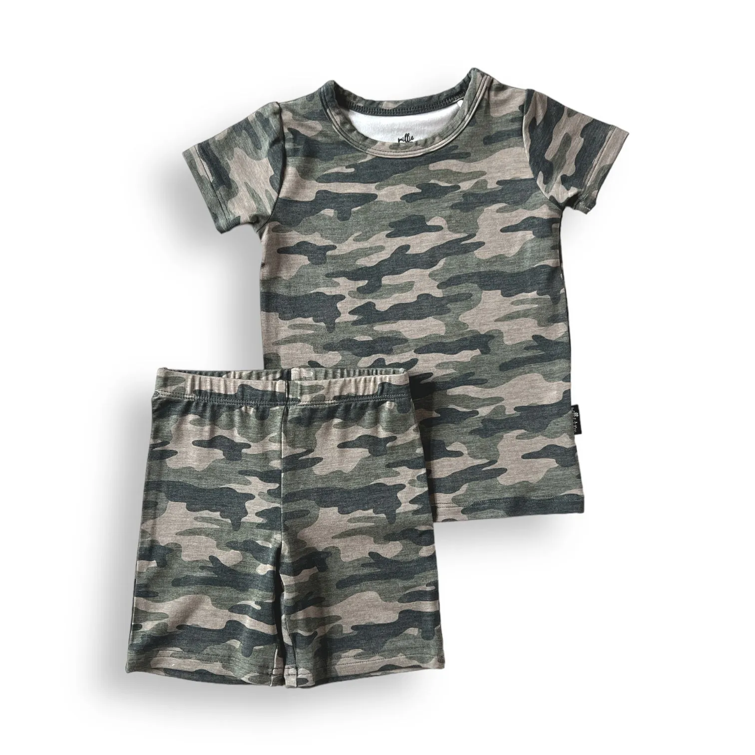 TWO PIECE SHORTIE SET- Chris Camo