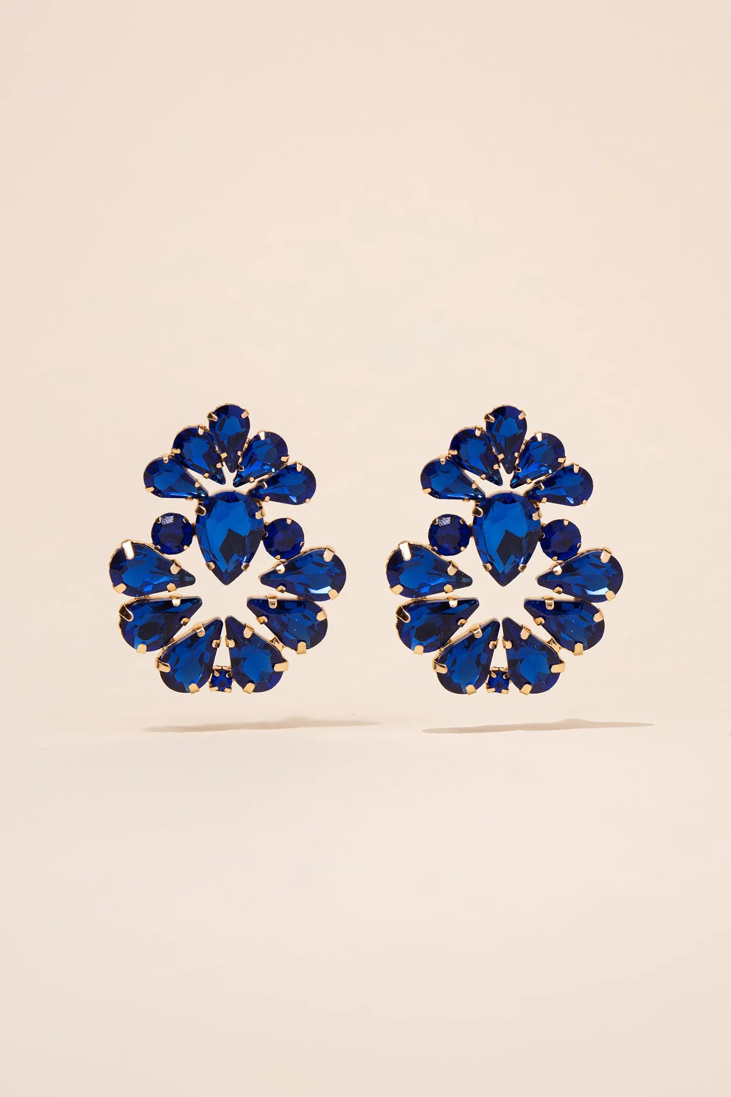 Valerie Floral Rhinestone Earrings