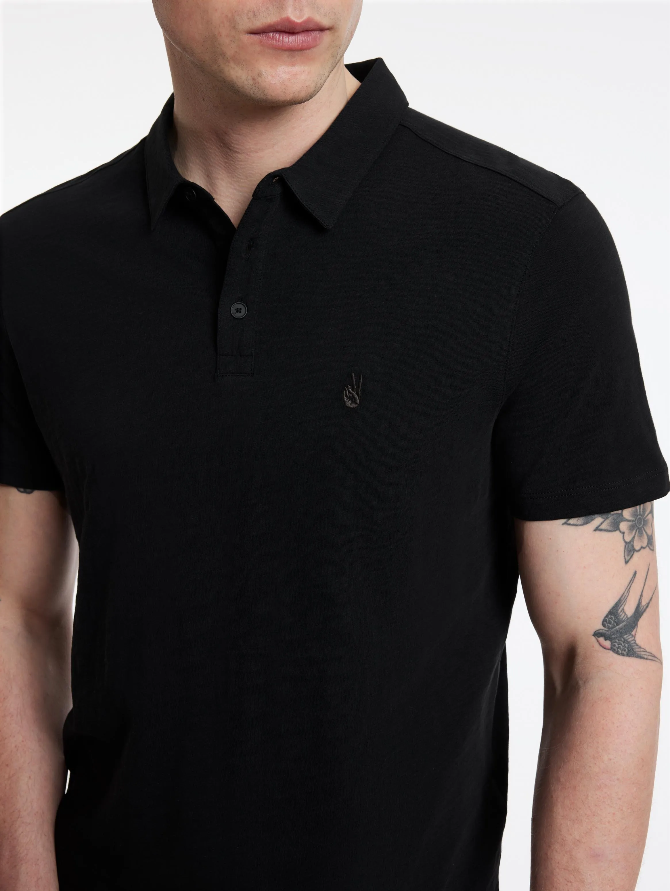 VICTOR POLO (BLACK) - JOHN VARVATOS