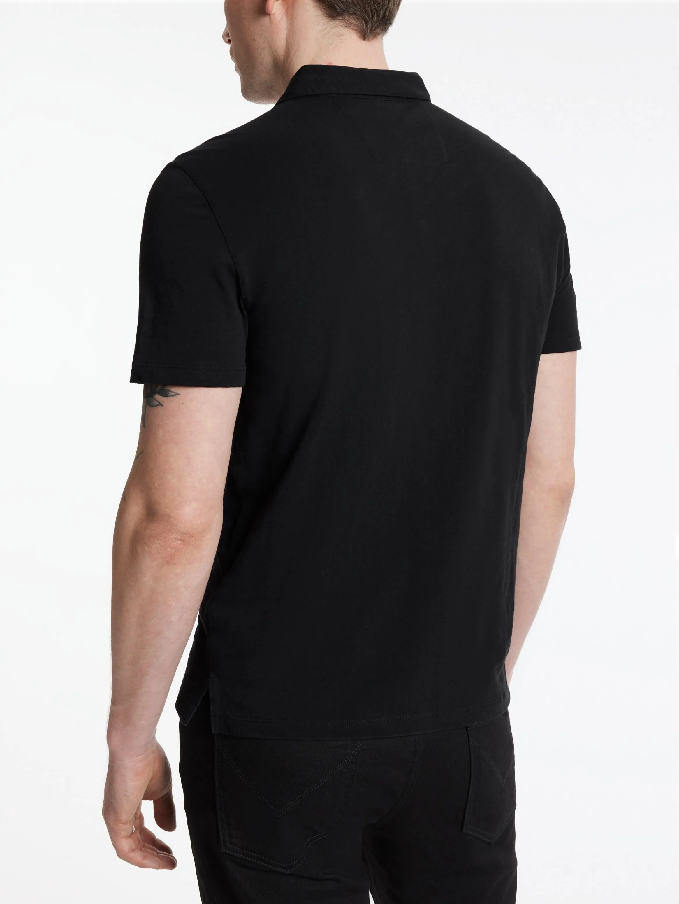 VICTOR POLO (BLACK) - JOHN VARVATOS