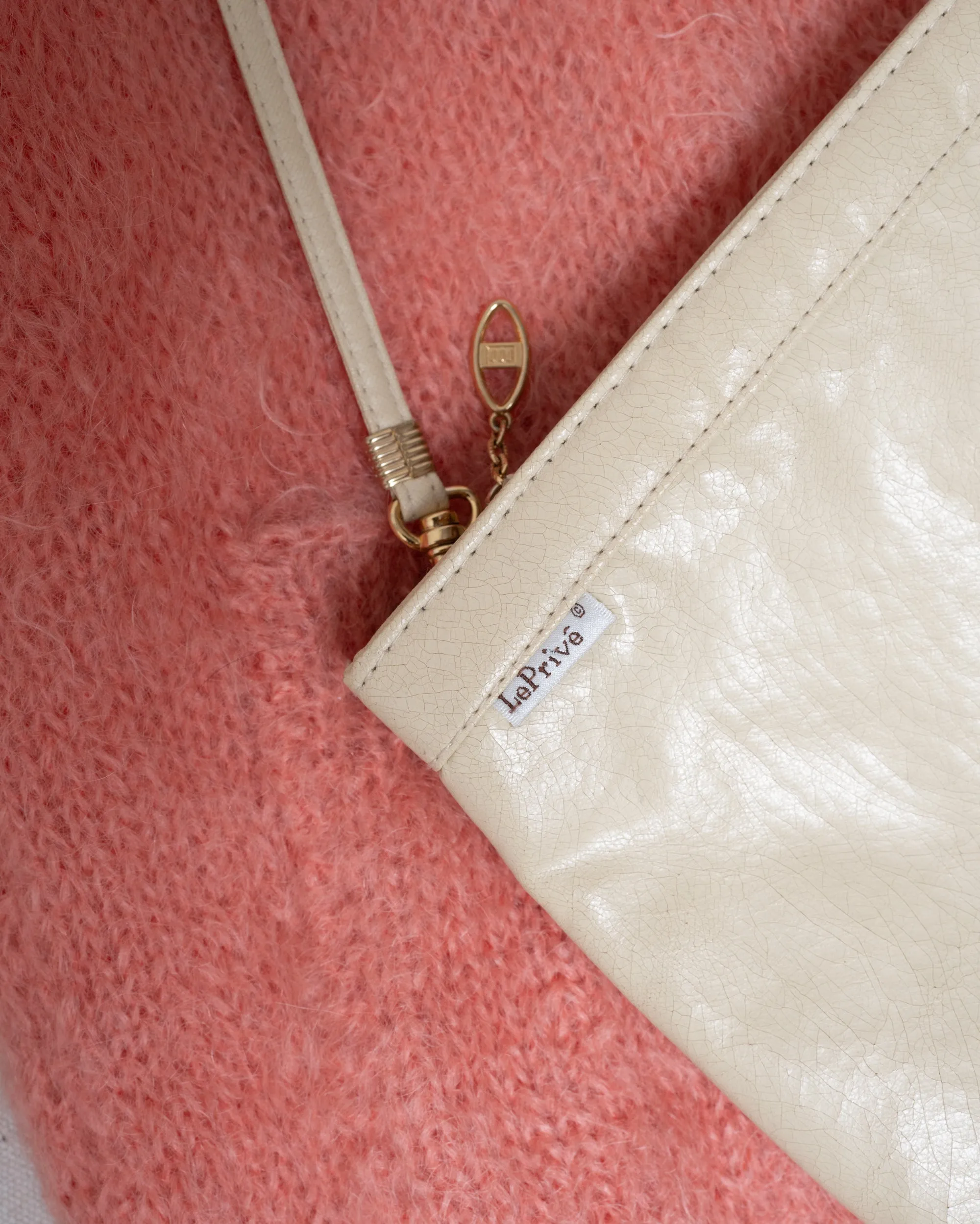 Vintage 80s Creme LE PRIVE Bag