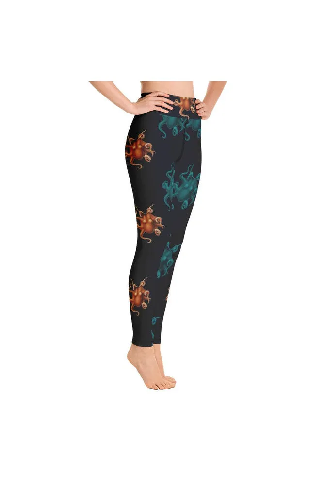 Vintage Octopus Yoga Leggings