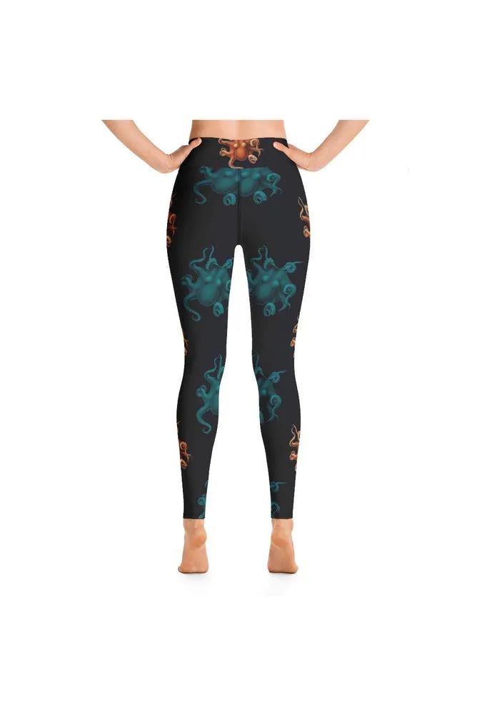 Vintage Octopus Yoga Leggings