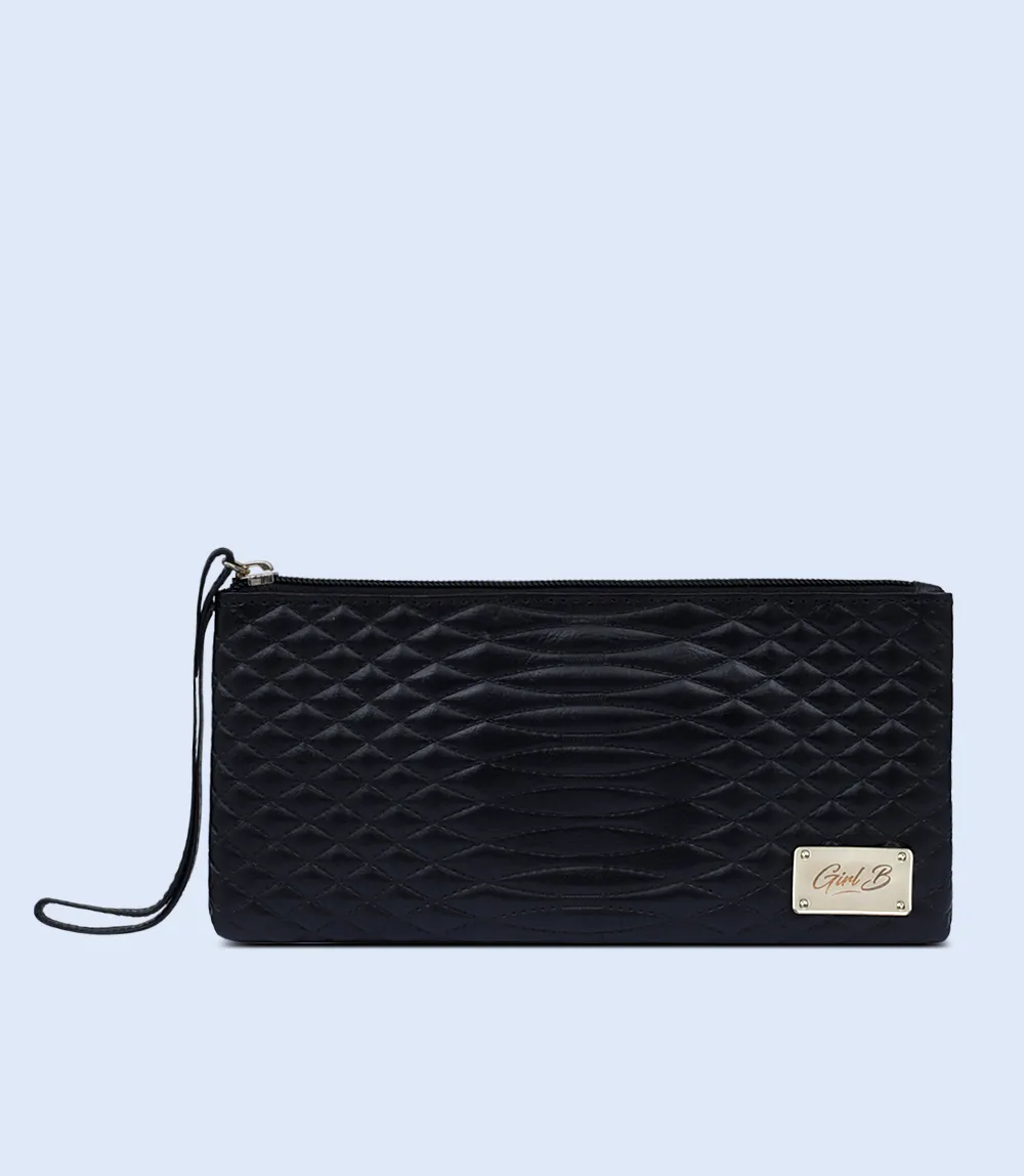 WB1623-BLACK-Women Wallet