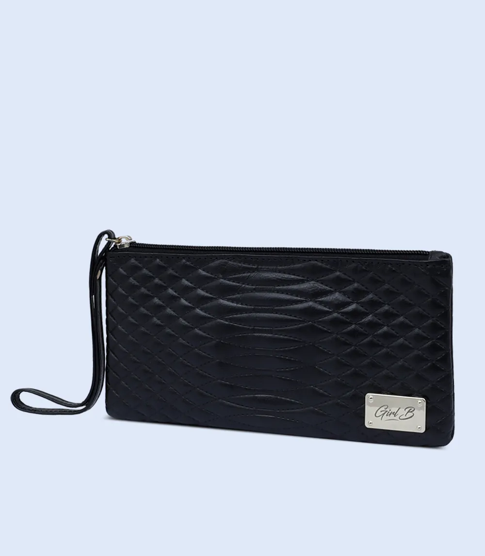 WB1623-BLACK-Women Wallet