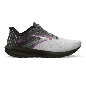 Women's Brooks Launch 10, Black/White/Violet, 7 B Medium