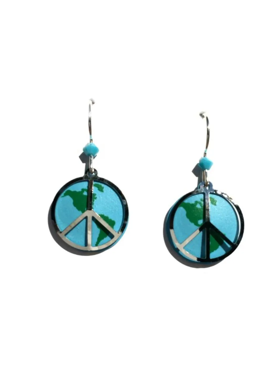 World Peace Earrings by Sienna Sky