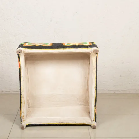 Yoruba Beaded Arm Chair Set of 2 | Black