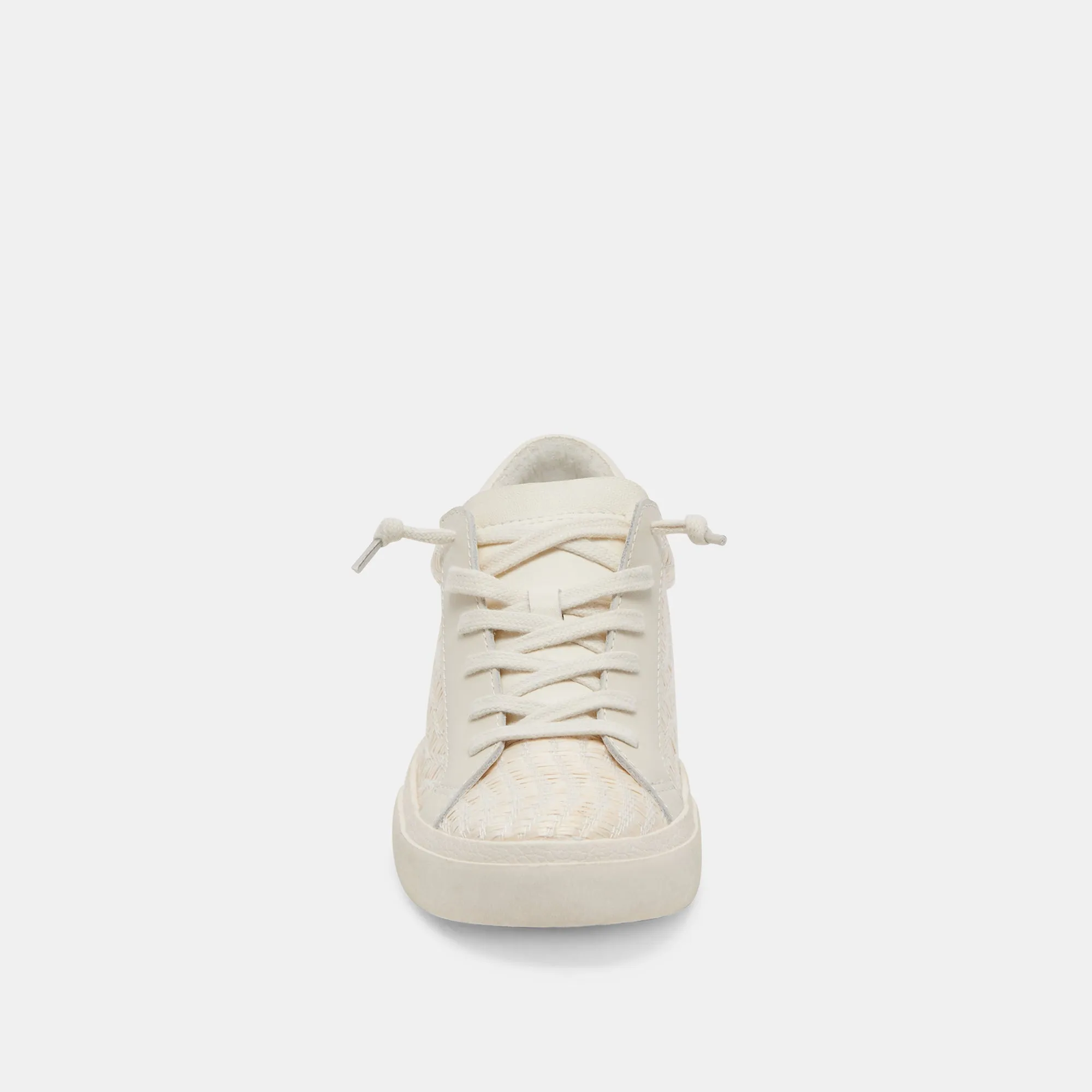 ZINA SNEAKERS BONE RAFFIA