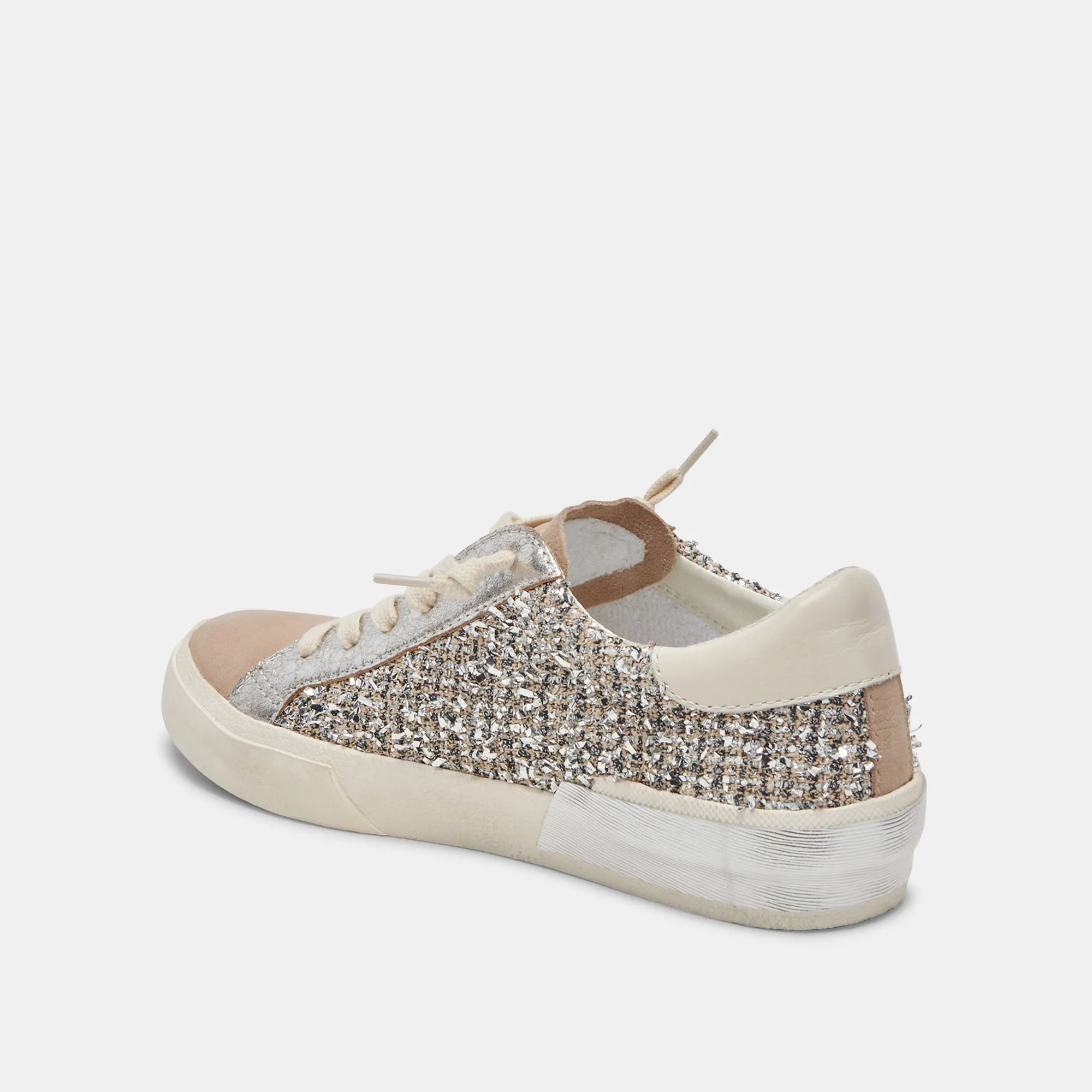 ZINA SNEAKERS DK SILVER MULTI WOVEN