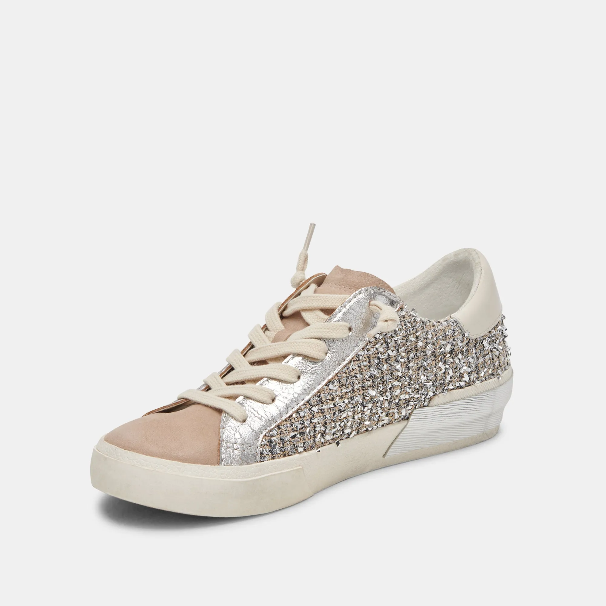 ZINA SNEAKERS DK SILVER MULTI WOVEN